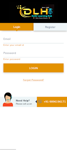 Android application Delhi Learning Hub screenshort