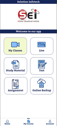 Android application Scholar Educational Institute screenshort