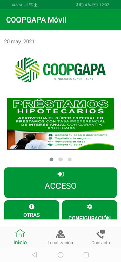 COOPGAPA Móvil Screen 2