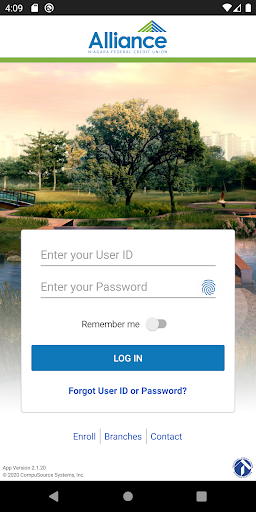 Android application Alliance Niagara FCU screenshort