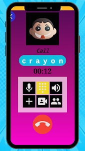 Crayon Shin Call Prank Chat