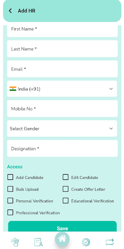 Recrueet Admin Screen 3