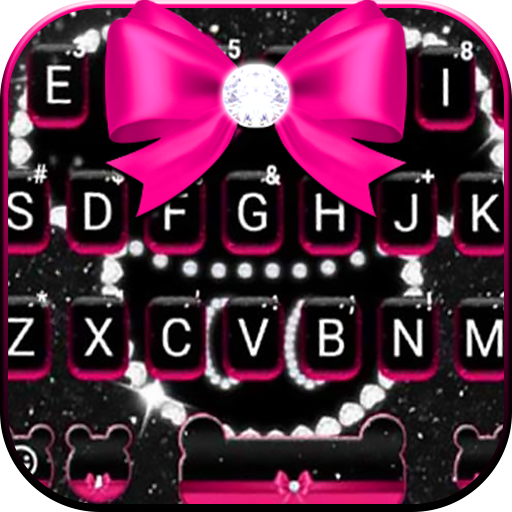 Glitter Bow Minny Theme logo
