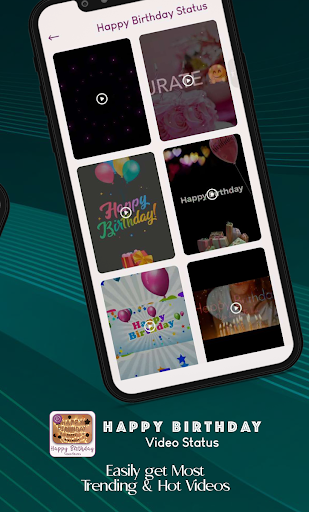 Happy Birthday Video Status Screen 2