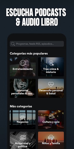 Imágen 5 Podimo - Escucha podcasts locales & audiolibros android