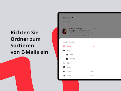 myMail: mail für Web.de & GMX Screenshot