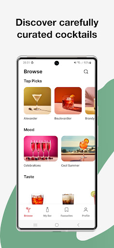 Android application Apperitif screenshort