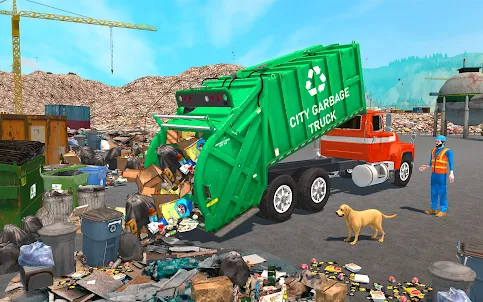 Garbage Truck Driving Game 3D