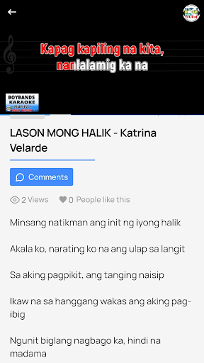 Pinoy Videoke - OPM Collection Screen 3