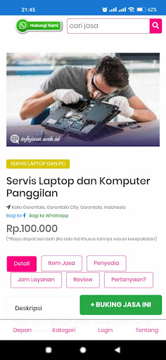 Jaspol | Jasa Panggil Online Screen 3