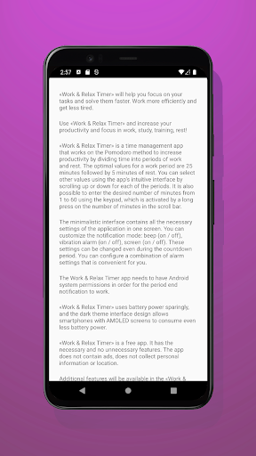 Work & Relax Timer screenshot 6