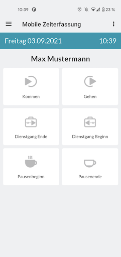 Android application Cloudtime screenshort