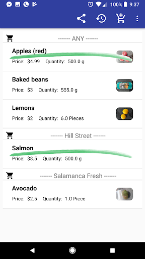 Shopping List - ShopiCO Screen 3
