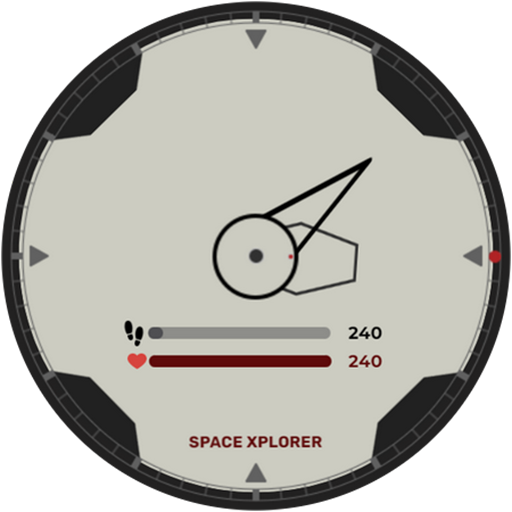 SpaceXplorer (minimalist) logo