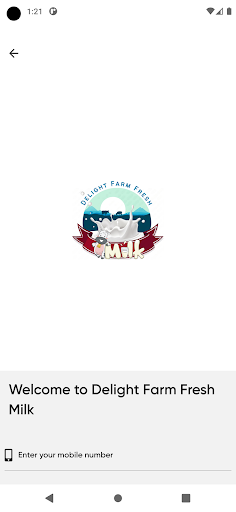 Android application Delight Farm Fresh Milk screenshort