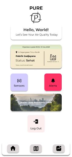 PURE Air Quality Screen 2