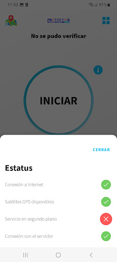 Protector Tracker Screen 2