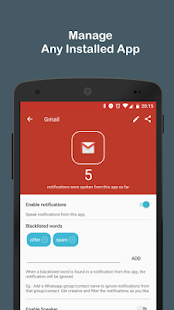 Audify - Notification Reader Tangkapan layar