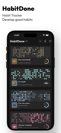 Habit Tracker Kit - HabitDone Screenshot 1 - AppWisp.com
