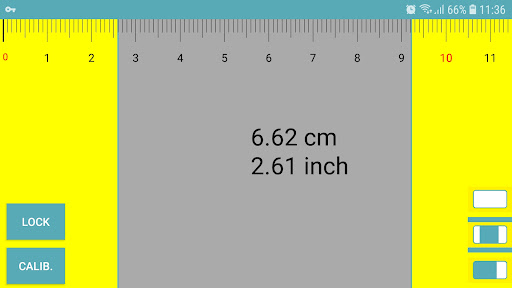 Règle cm mm inch Screen 2