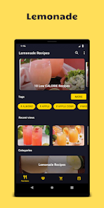 Screenshot 1 Lemonade: Lemon Juice Recipes android