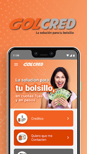 Android application GolCred screenshort