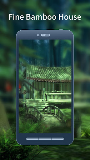 3D Bamboo House Live Wallpaper Screen 2