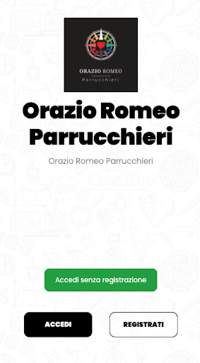 Android application Orazio Romeo Parrucchieri screenshort