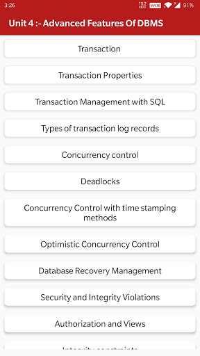 Database Management System Screen 2
