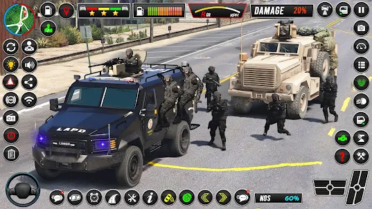 Русский полиция машина игра 3D