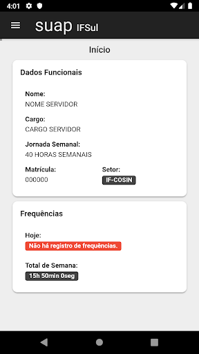IFSul - SUAP Screen 2