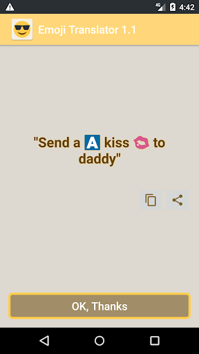 Emoji Translator Screen 2