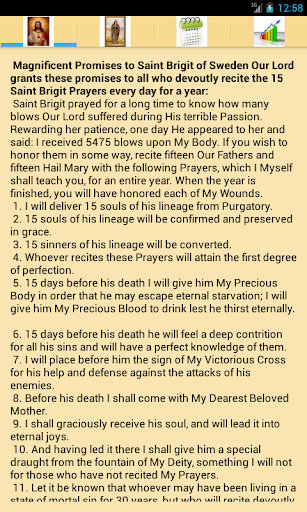 Android application Fifteen Prayers screenshort