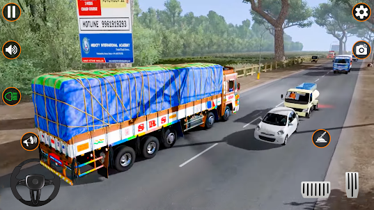 jogo de caminhão de transporte