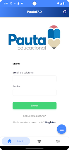 Android application Pauta EAD screenshort