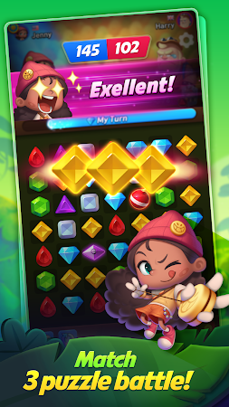 Game screenshot JungleGem Match : PvP Match3 apk download