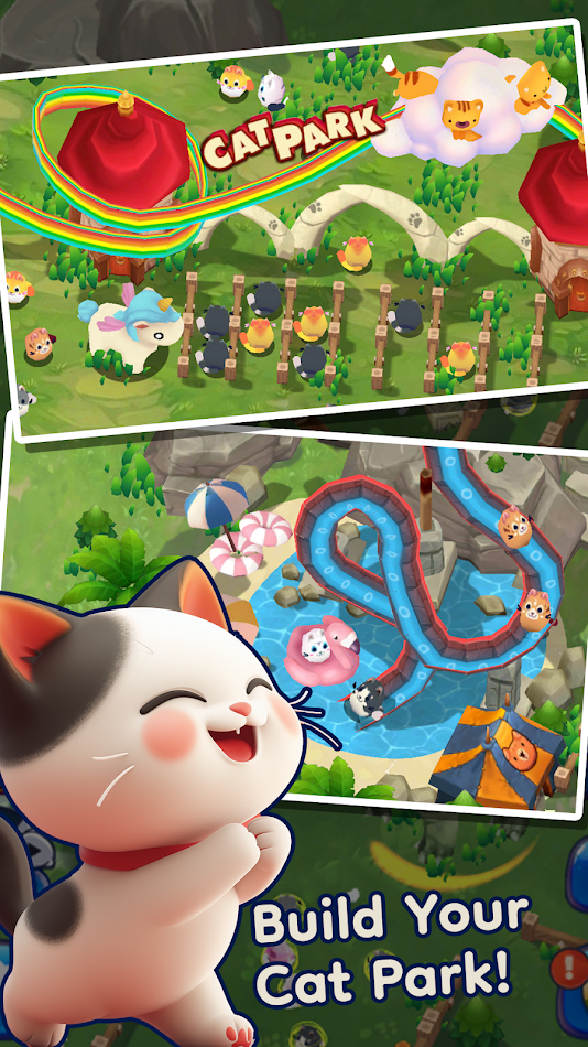 #1. Cat Park Tycoon (Android) Door: AniBox
