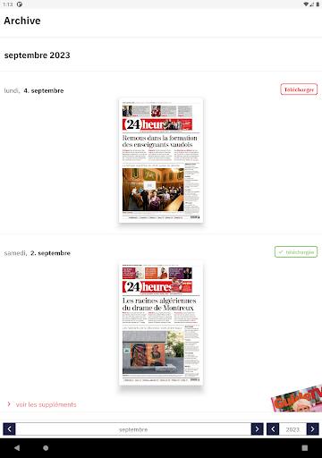 24heures, le journal screenshot 7