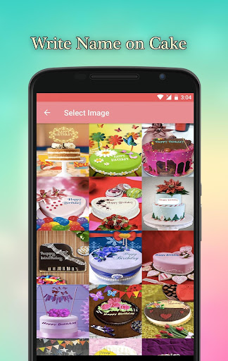 Photo Name on Birthday Cake ✅