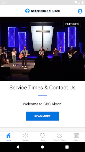 Android application Grace Bible Church of Akron screenshort