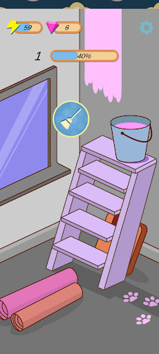 Android application Kitty Shelter Merge screenshort
