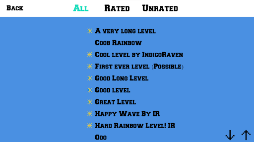 Android application Cube Jump screenshort