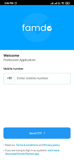 Android application Famdo Pro screenshort