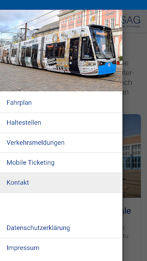 Android application RSAG Fahrplan screenshort