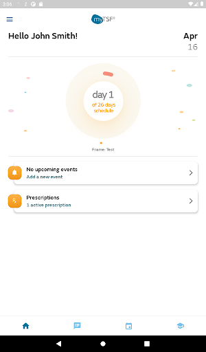myTSF Screen 3