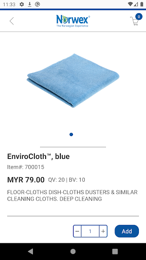 Norwex Singapore Shopping Screen 3