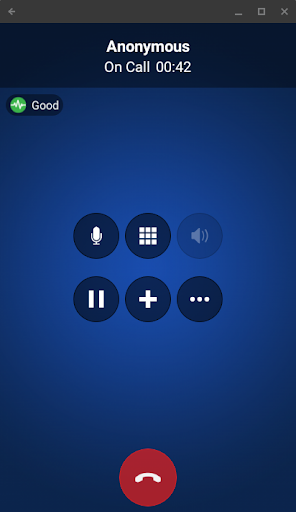 CloudCall Communicator for Chr Screen 2