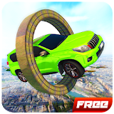 Luxury Prado : Impossible Sky Track Stunt Race 3D icon