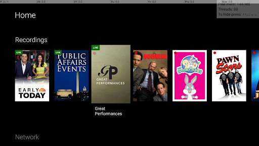 Screenshot of HTC TV MAX