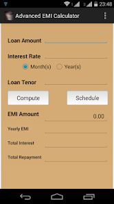 Emi calculator advanced best sale